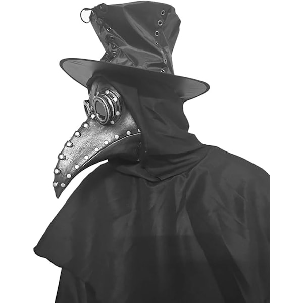 Halloween, Stegosaurus Ruttolääkäri Lintu Pitkä Nenä Nokka Steampunk Halloween Puku Asuste