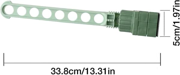 Klesstativ, Vindusramme Tørkestativ, 8 Hull, Snap-on H