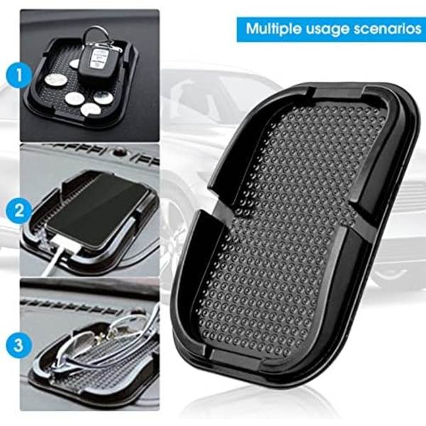 Antislipmatta för instrumentpanel i bil, greppdyna, telefonhållare, GPS-hållare, matta, antislip