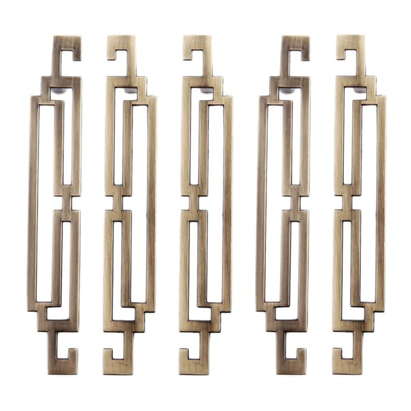 Set med 5 dörrhandtag, 128 mm möbelhandtag