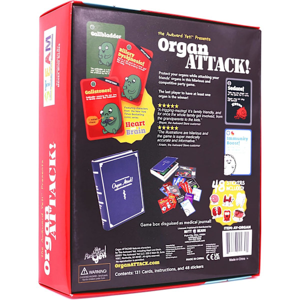 Organ ATTACK! kortspil