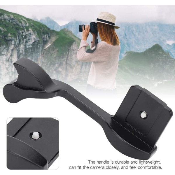 Camera Thumb Grip, Aluminum Alloy Thumb Grip Hot Shoe Cover, for