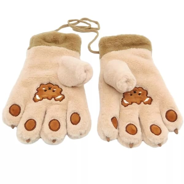 3 par vinterplädhandskar Varma fluffiga handskar Modeaccessoar Handkläder