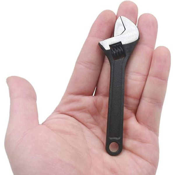 Musta 4\" Mini Säädettävä Teräsavaimet Teollisuudelle ja