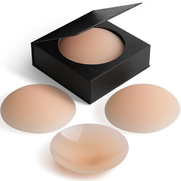 Nippies Nipple Cover - Selvklebende silikon brystvortepads - Gjenbrukbare brystvortepads for kvinner med T