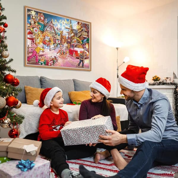 Julpussel (1), 1008 Julkalender, Pussel, 24 dagar med julpussel a