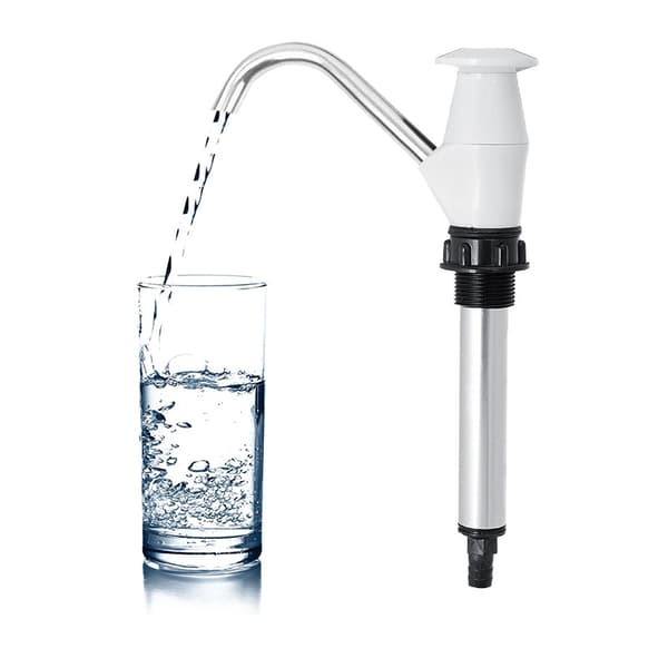 (Vit) Dricksvattenpump, Manuell Vattenpump, Manuell Press Vatten, Husvagn Diskho Vatten Handpump Dou