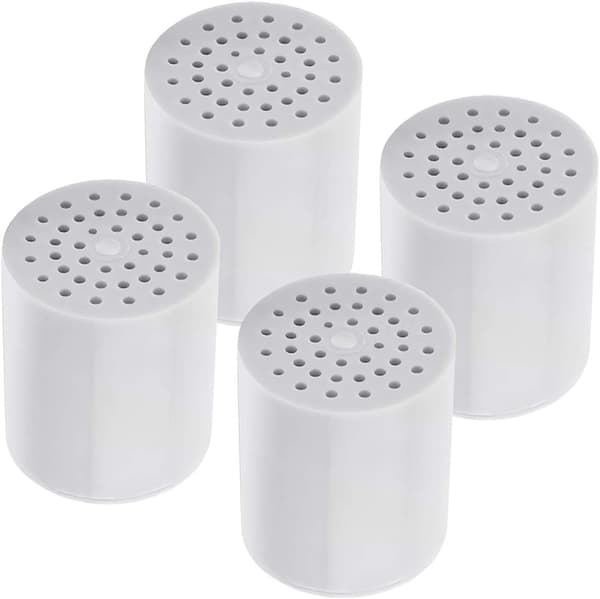 4-pack 15-stegs duschfilterersättningskassett, duschfilter för hårt