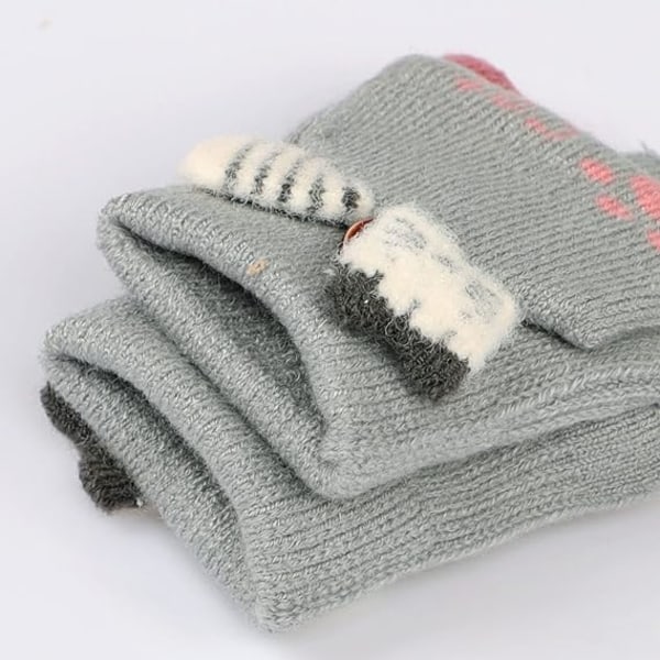 Vinterhandsker til børn, magiske handsker til piger med skridsikkert mønster