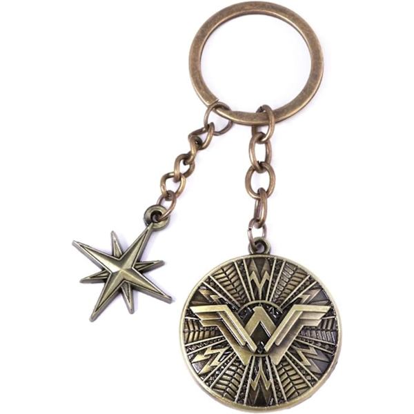 Tegneserie Wonder Woman nøglering DC Comics Superhelt Wonder Woman W X