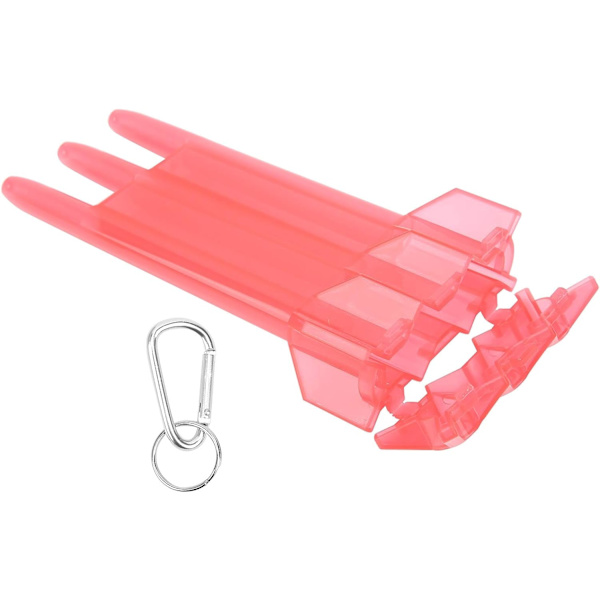 Red-Dart Box, Bærbar Dartboks ABS+Aluminiumslegering 3 Hylses Oppbevaringsboks med Hengeløkke M