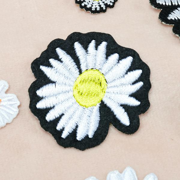 34 stk Broderte Stryke-på-lapper, Broderte Applikasjoner, Stryke-på-lapper, Broderte Lapp-klistremerker, Broderte A