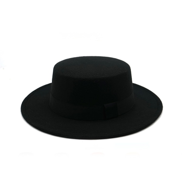 Herre Fedora Hat Dame Filt Trilby Hat Panama Unisex bred skygge