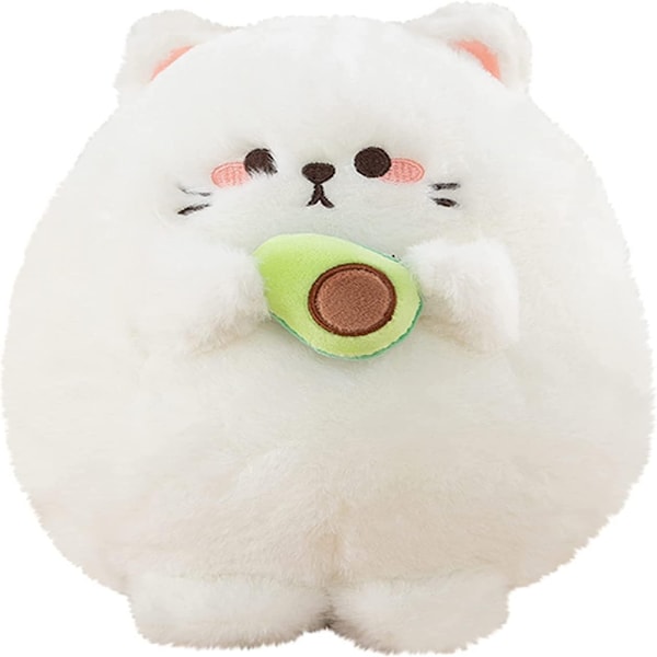 Kawaii Söta Katt Mjukisdjur (Vit, 25cm), Karneval Födelsedagspresent till Vänner