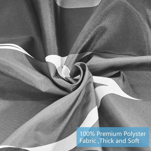 Sort 180*200CM Sjove Katte Polyester Bruse- og Badeforhæng I