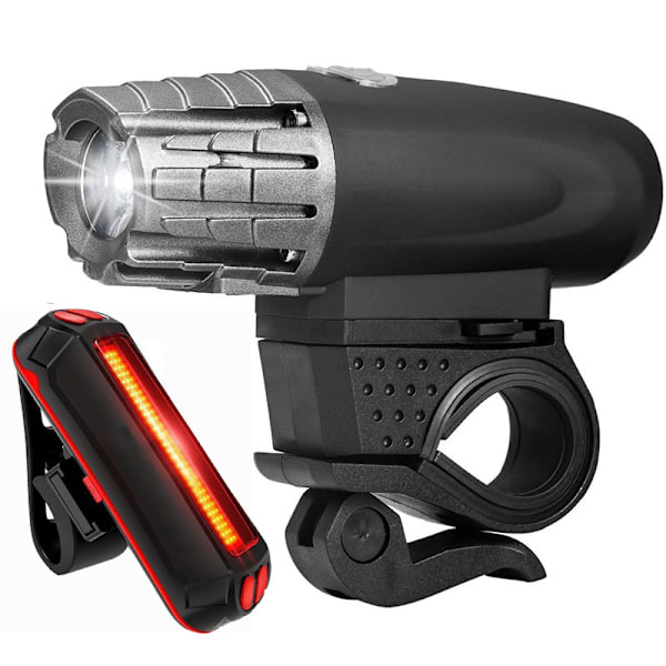 Sykkellykter MTB Sykler USB Ladbar Foran & Bak Ultra Kraftig Lys Perfekt for Økt Sikkerhet for Syklister