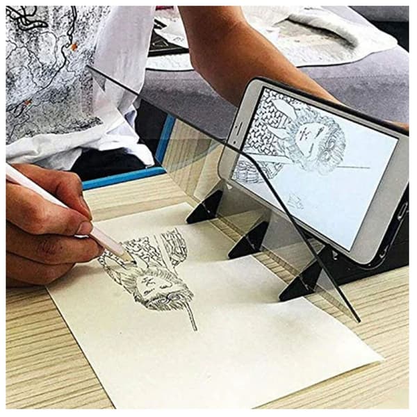 Sketch Wizard Tracing Optisk Tegneprojektor Maling Sort-20x13.5cm