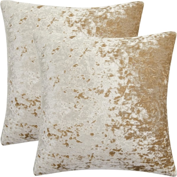 Khaki - 2 kpl, 45*45cm (ilman tyynyn sisusta) Suorakulmainen tyynynpäällinen Mukava ulkotyyny Tyynynpäällinen Pehmeä