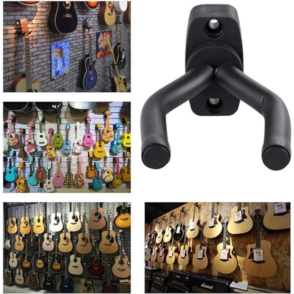6 st Väggmonterat Gitarrställ, Gitarrställ Kompatibelt med Elgitarr