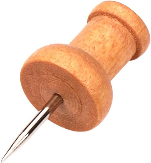 Bulletin Board Push Pins - 100 st - Set med träpushpins för