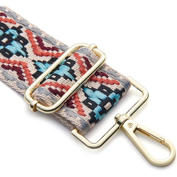 Bred veskestropper erstatning crossbody: Justerbar veskestropp C