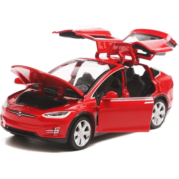 Malliauto Tesla X 90:lle 1:32 - rengasauto äänellä ja valolla -
