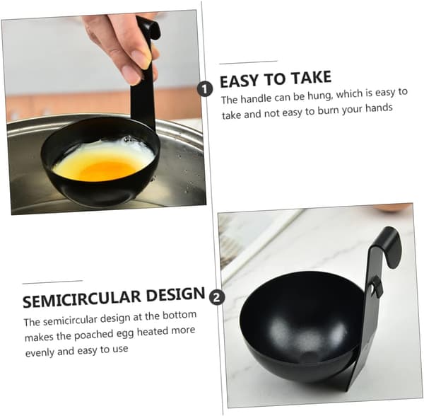2 stk eggkoker i rustfritt stål, kjøkkenutstyr, eggformet form