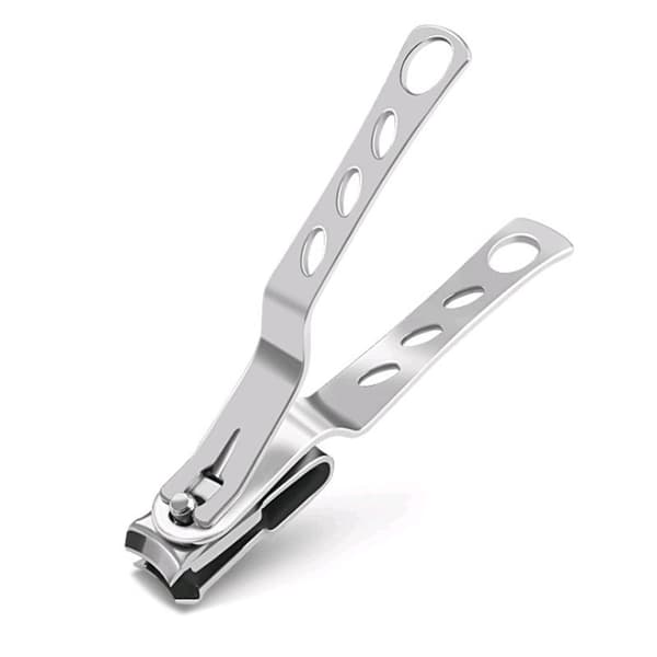 Professionel rustfri negleklipper med etui - 3,9\" tånegl