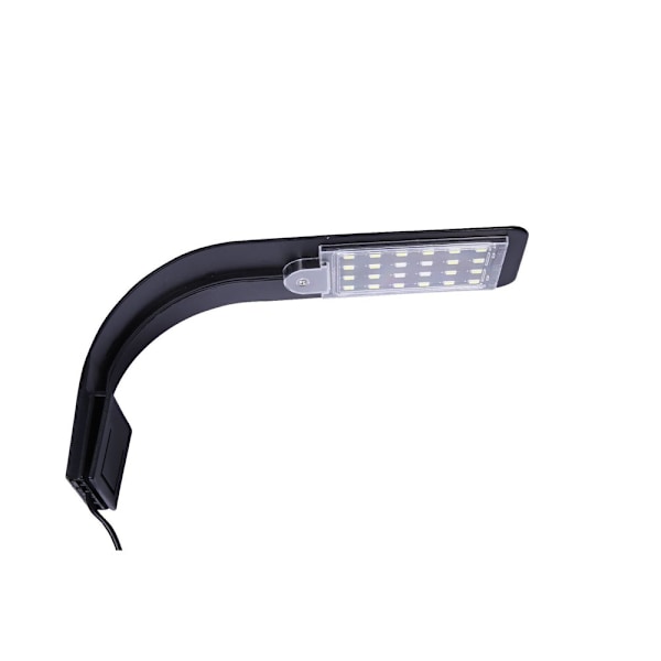 Akvarie Vandplante Lampe Sort, Blåt og Hvidt Lys Klemmelampe, LED Fisketank Lampe