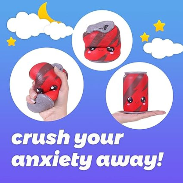 Coke Langsomt Stigende Super Blød Duftende Kawaii Legetøj, Klem og Afstress Serie Q