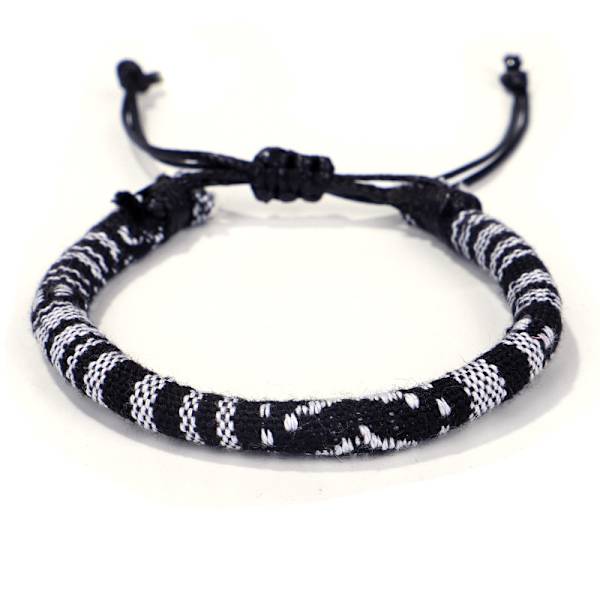 (Bildfärg) Set om 5 - Armband för män och kvinnor - Bohemisk stil - Strand- och semestertillbehör - Handgjorda - Ekologiskt E