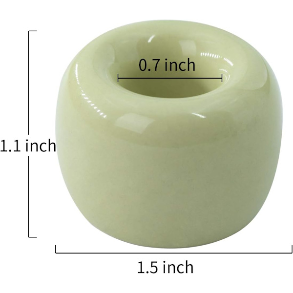 2-pack Mini Keramik Handgjorda Par Tandborsthållare Stativ Q