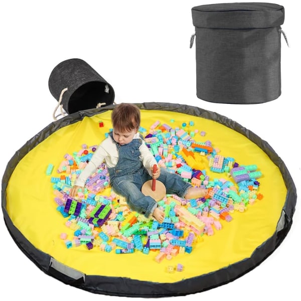 Oppbevaringspose for leker til barn, lekemattepose for leker, mattepose for leker, strandlekepose, oppbevaringspose for baby leker, lekeoppbevaring D