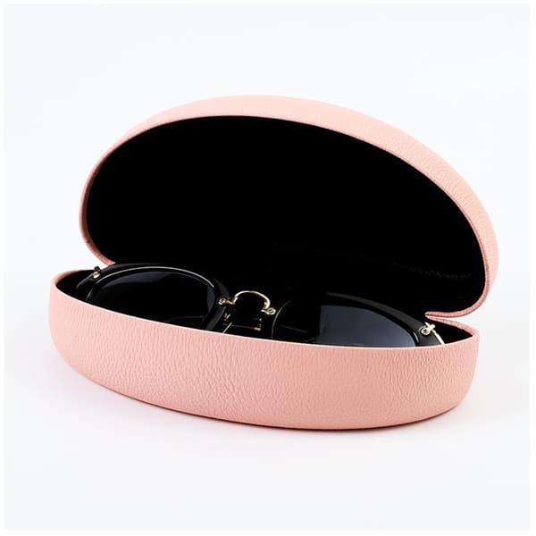 Hardt solbriller etui (rosa), klassisk stort solbriller etui