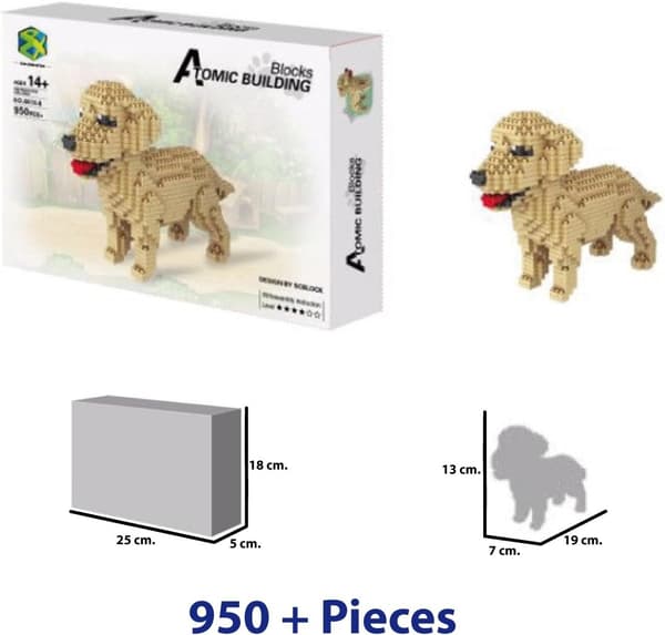 （Jul）Figur å sette sammen med nanoblocks (stil 2)