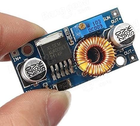 3 stk DC-DC 5A 5-32V til 0,8-24V Step-Down Regulator Modul Strøm