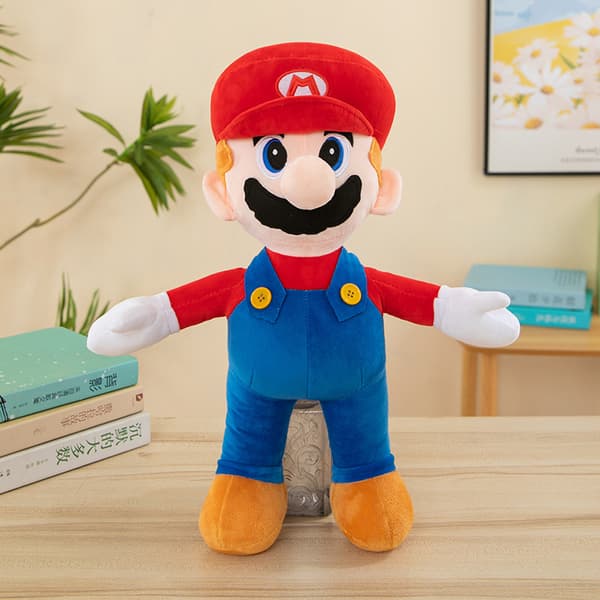 Super Mario Plysch 40 cm, röd, One Size
