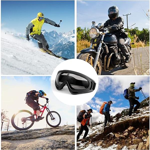 Professionelle ski-, beskyttende snowboardbriller, skibriller med