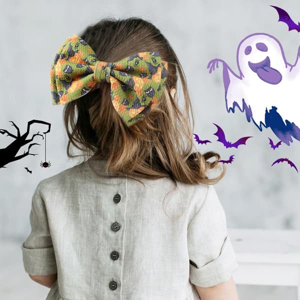 6 st rosett hårnålar barn hår accessoarer Halloween kostym klipp