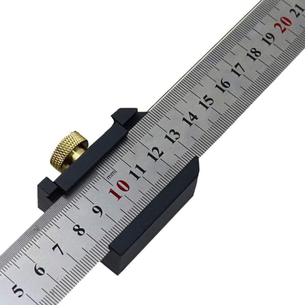 Metal Lineal 30cm, Rustfrit Stål Lineal, Parallel Lineal Positionering
