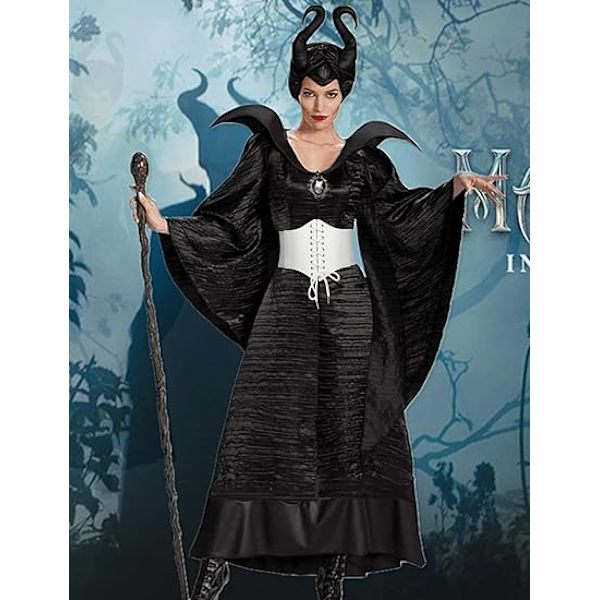 (Valkoinen) Naisten korsetti vyö, Vintage Lace-Up joustava vyö, Halloween-asu Lace-Up Wasp