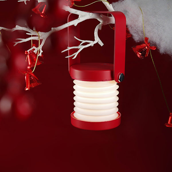 Rød Sengebordlampe Dæmpbar Berøringslampe, Porta Sengebordlamper F