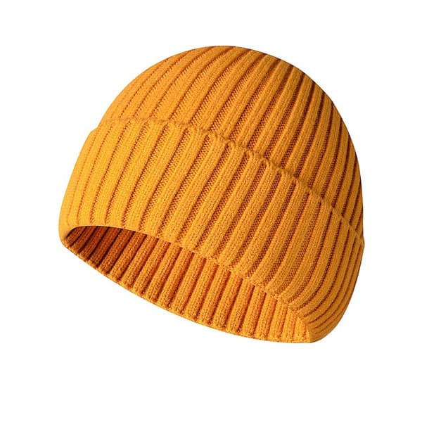 Vinterlue Unisex Beanie Rull Krage Retro Arbeider Marine Cap, Tr