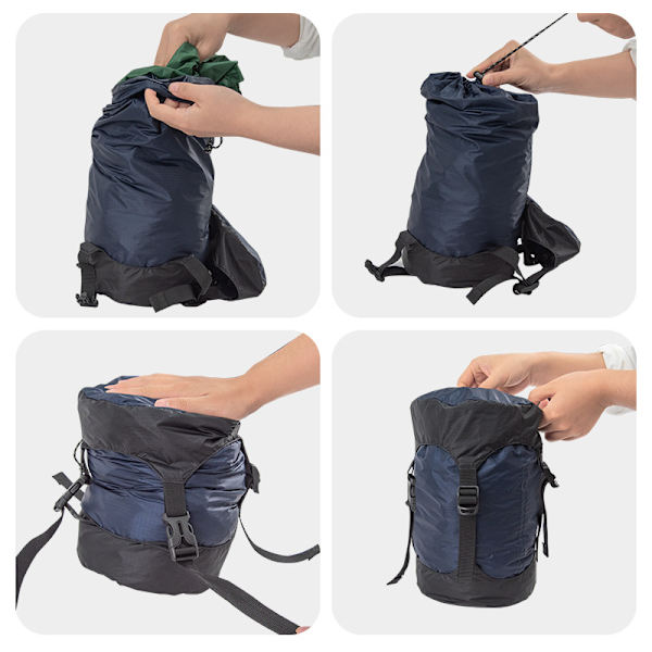 Utomhus Camping Camping Sovsäck (L), Vattentäta Torra Väskor, Ligh L