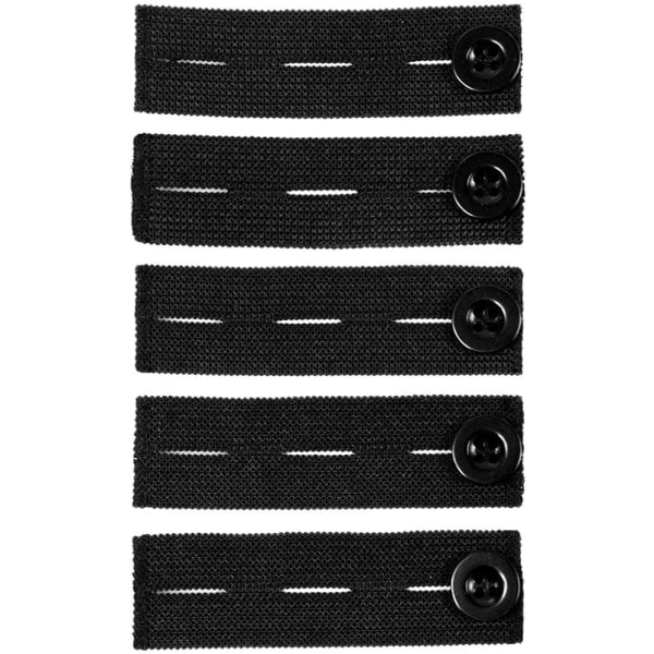 Pakke med 5 elastiske extensions for barselkjede Svart