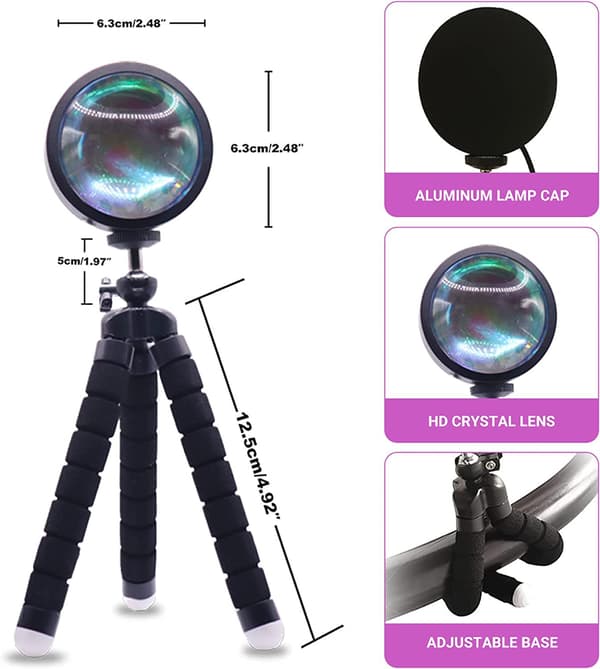 Solnedgangslampe Solnedgangslampe Led Nattlys Soverom Neon Projektor Le