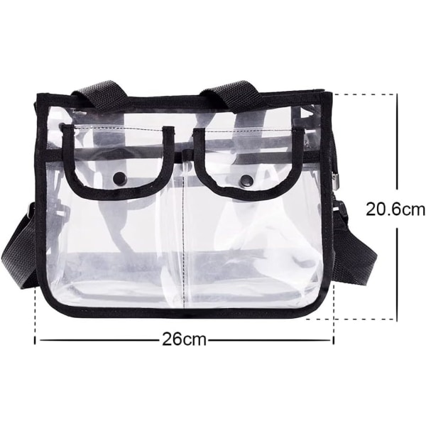 Transparent väska, PVC rese-necessär, transparent sminkväska