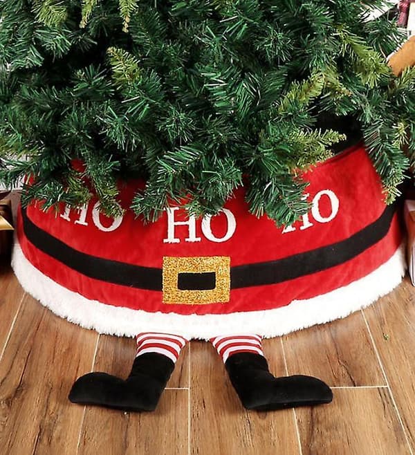 Julgransmatta Julparty Dekorationer Tomte