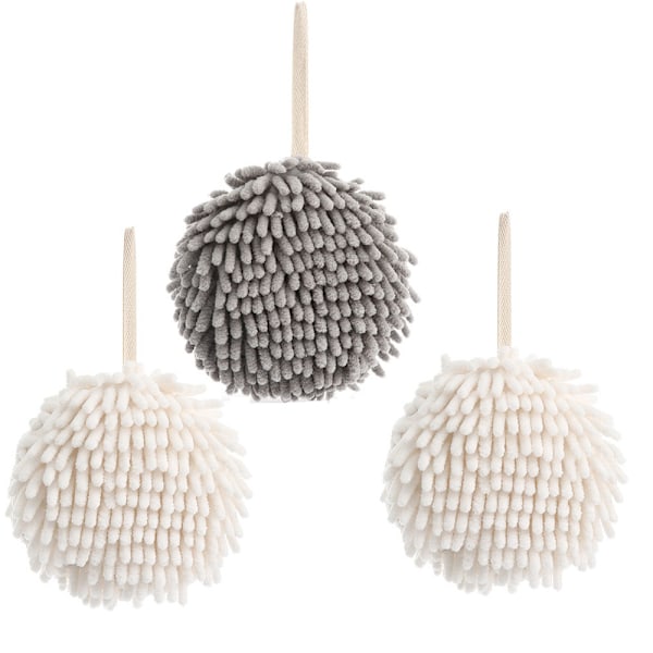 Badrum Snabbtorkande Handduksboll - 3 st