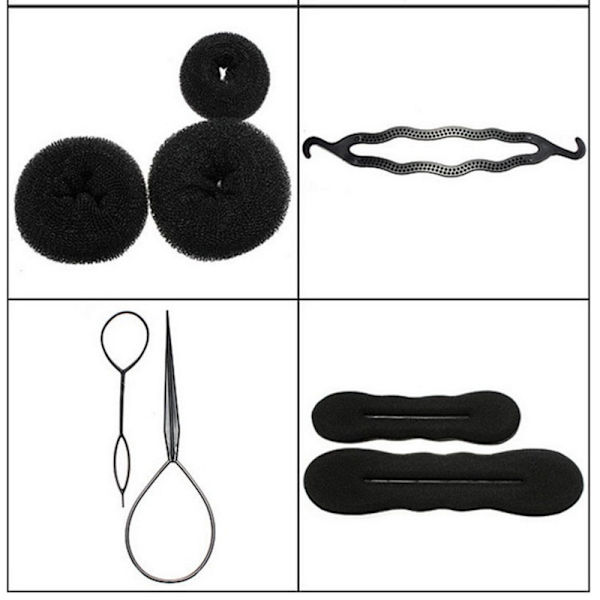 Hårstylingtillbehör, Hårstylingverktyg Set Hårstyling Hår